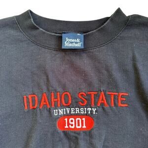 Vtg 1990s Jones & Mitchell Embroidered Idaho State Sweatshirt Crewneck XL
